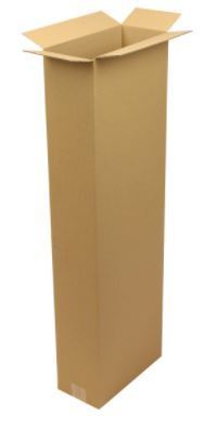 Wellpapp-Faltkarton 1-wellig, 300 x 150 x 1000 mm, braun, für lange Güter
