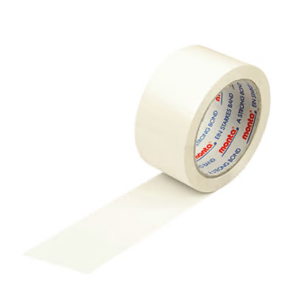 PVC-Klebeband weiß, 50 mm breit x 66 lfm, Stärke 52 µ, monta 283