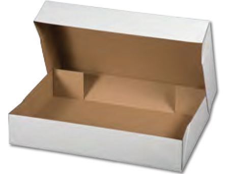 E-Commerce Faltbox, weiß -Mini- 300 x 240 x 60 mm, Fefco 0759