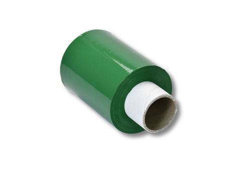 Mini-Stretchfolie, 100 mm breit x 150 lfm., 23µ, grün