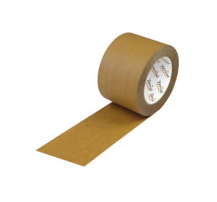 Xenial Papier-Klebeband braun fadenverstärkt, 75 mm breit x 50 lfm, 135 µ, selbstklebend, leise