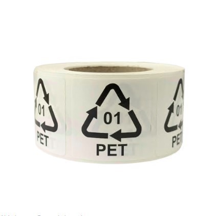 PET 01 - Etiketten für PET, Format 35x35 mm, weiß