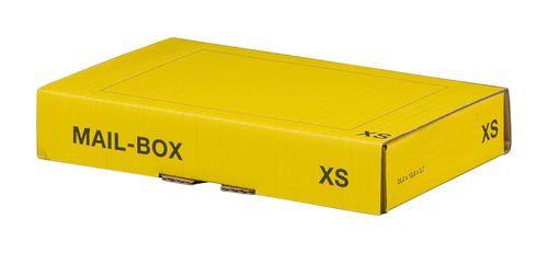 Mail-Box -XS- 244x145x43 mm, postoptimiert, gelb