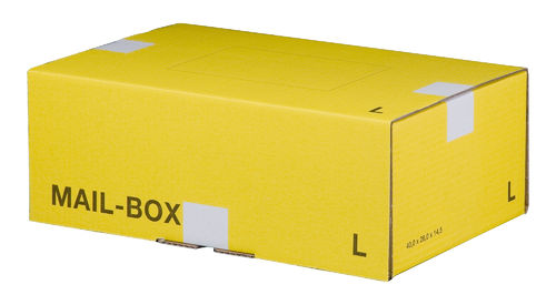 Mail-Box - L- 395x248x141 mm, gelb