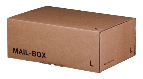 Mail-Box - L- 395x248x141 mm, braun
