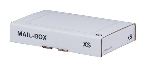 Mail-Box -XS- 244x145x43 mm, postoptimiert, weiß